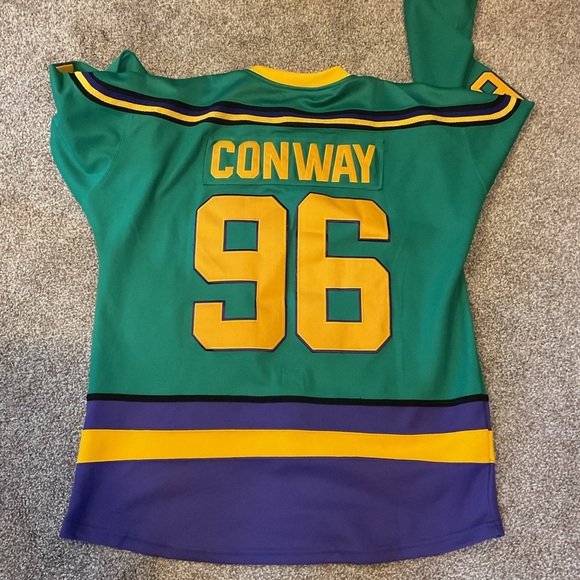 Headgear Classics Authentic Movie Throwbacks Charlie Conway 96 Jersey. 2XL - Picture 6 of 9